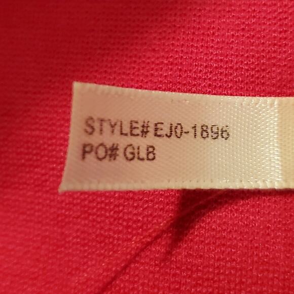 EUC Eliza J Fuchsia Fit and Flare 3/4 Sleeve Stretchy Dress Sz 10 - Picture 8 of 9